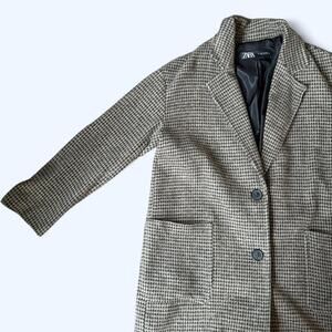 Zara Brown, Black and Tan Houndstooth Jacket